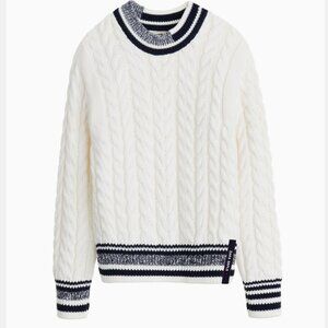 Zara SRPLS Super Rare Limited Edition Long Sleeve Cable Knit Sweater Men's Large